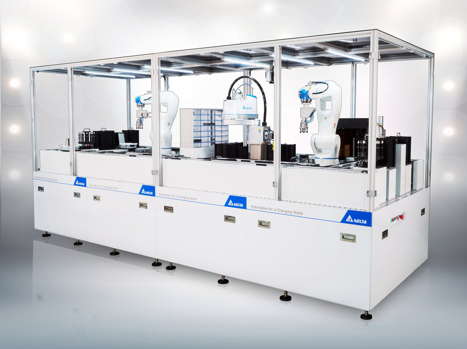 Hannover Messe 2018: Delta demonstriert mit der  Multi Tasking Smart Production Line  seine Fähigkeiten im Bereich Smart Manufacturing